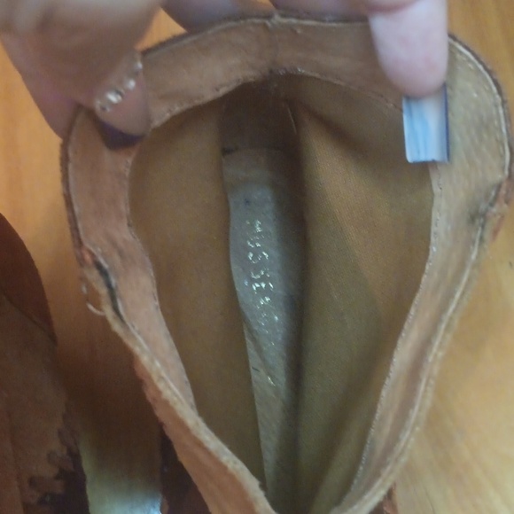 Musse & Cloud Patchwork Suede Ankle Boots - Brown and Tan - Picture 8 of 12